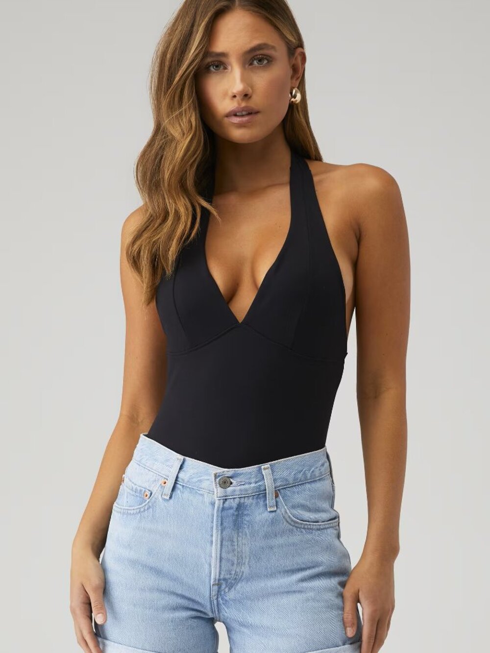 Free People Still Here Halter Top in Black - New with Tags - 50% off Retail